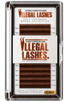 Soft Cashmere Brown Lash Extensions